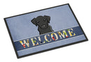 Black Labrador Welcome Doormat - 24x36 Decorative Floor Mat – Indoor/Outdoor Rug with Artistic Flair BB1421JMAT