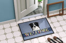 Border Collie Welcome Doormat - 24x36 Decorative Floor Mat – Indoor/Outdoor Rug with Artistic Flair BB1427JMAT