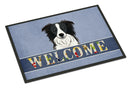 Border Collie Welcome Doormat - 18x27 Decorative Floor Mat – Indoor/Outdoor Rug with Artistic Flair BB1427MAT