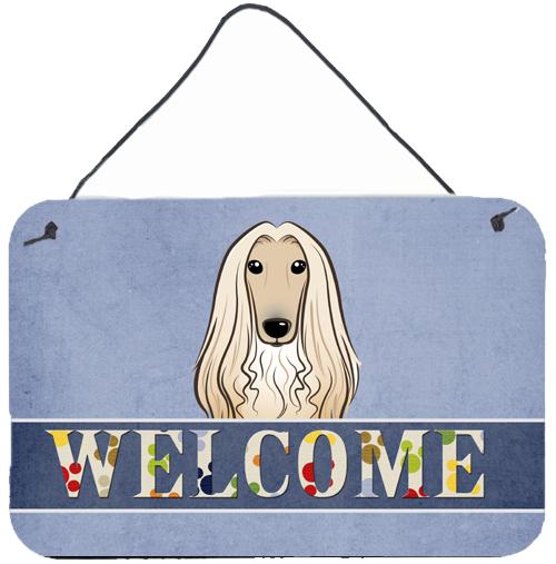 Afghan Hound Welcome Wall or Door Hanging Prints BB1430DS812