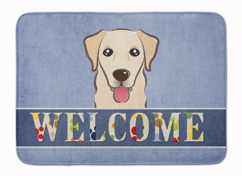 Golden Retriever Welcome Machine Washable Memory Foam Mat BB1438RUG