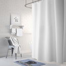 Black Pug Welcome Machine Washable Memory Foam Mat BB1449RUG