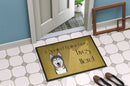 Alaskan Malamute Spoiled Dog Lives Here Doormat - 24x36 Decorative Floor Mat – Indoor/Outdoor Rug with Artistic Flair BB1466JMAT