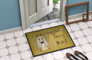Afghan Hound Spoiled Dog Lives Here Doormat - 24x36 Decorative Floor Mat – Indoor/Outdoor Rug with Artistic Flair BB1492JMAT