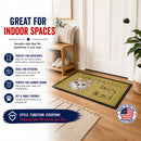 Chihuahua Spoiled Dog Lives Here Doormat Indoor Outdoor 24H X 36W Front Door Mat Rugs for Entryway, Non Slip Washable Low Pile,