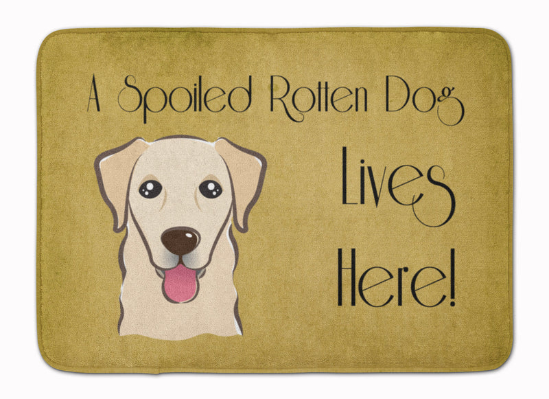 Golden Retriever Spoiled Dog Lives Here Machine Washable Memory Foam Mat BB1500RUG