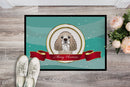 Cocker Spaniel Merry Christmas Doormat Indoor Outdoor 24H X 36W Front Door Mat Rugs for Entryway, Non Slip Washable Low Pile,