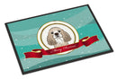 Cocker Spaniel Merry Christmas Doormat Indoor Outdoor 24H X 36W Front Door Mat Rugs for Entryway, Non Slip Washable Low Pile,
