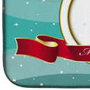 Alaskan Malamute Merry Christmas Dish Drying Mat – Absorbent, Artistic Kitchen Essentials BB1528DDM