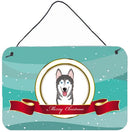 Alaskan Malamute Merry Christmas Wall or Door Hanging Prints BB1528DS812