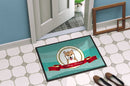 Shiba Inu Merry Christmas Doormat Indoor Outdoor 24H X 36W Front Door Mat Rugs for Entryway, Non Slip Washable Low Pile,
