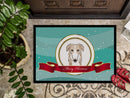 Borzoi Merry Christmas Doormat - 24x36 Decorative Floor Mat – Indoor/Outdoor Rug with Artistic Flair BB1538JMAT
