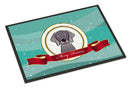 Weimaraner Merry Christmas Doormat Indoor Outdoor 18H X 27W Front Door Mat Rugs for Entryway, Non Slip Washable