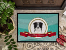 Border Collie Merry Christmas Doormat - 24x36 Decorative Floor Mat – Indoor/Outdoor Rug with Artistic Flair BB1551JMAT