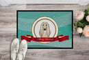 Afghan Hound Merry Christmas Doormat - 24x36 Decorative Floor Mat – Indoor/Outdoor Rug with Artistic Flair BB1554JMAT