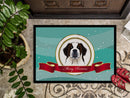 Saint Bernard Merry Christmas Doormat Indoor Outdoor 24H X 36W Front Door Mat Rugs for Entryway, Non Slip Washable Low Pile,