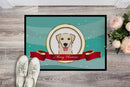 Golden Retriever Merry Christmas Doormat Indoor Outdoor 24H X 36W Front Door Mat Rugs for Entryway, Non Slip Washable Low Pile,