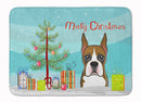Christmas Tree and Boxer Memory Foam Kitchen Mat Machine Washable Anti-Fatigue Cushion Comfort Bath or Kitchen Rug