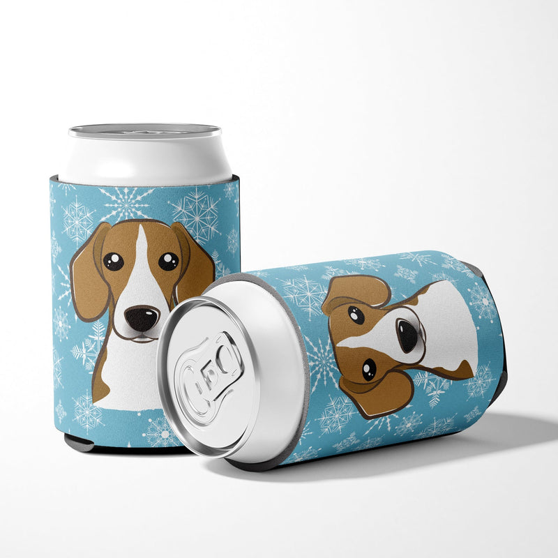 Snowflake Beagle Can or Bottle Hugger BB1673CC