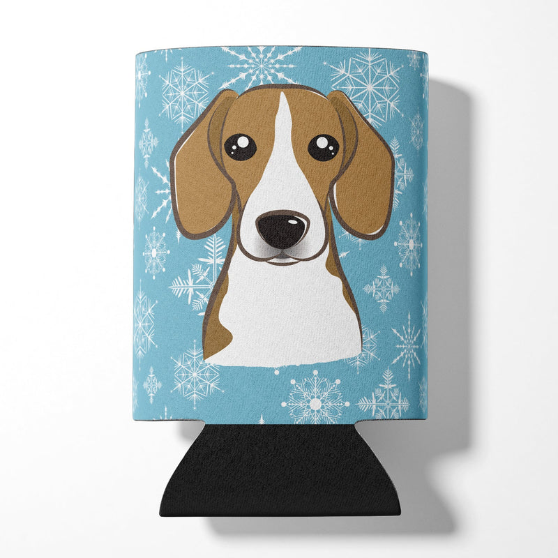 Snowflake Beagle Can or Bottle Hugger BB1673CC