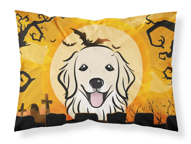 Halloween Golden Retriever Fabric Standard Pillowcase BB1763PILLOWCASE