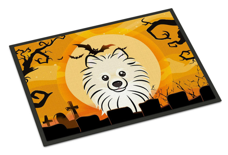 Halloween Pomeranian Indoor or Outdoor Mat 24x36 BB1765JMAT