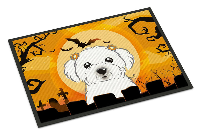 Halloween Maltese Indoor or Outdoor Mat 24x36 BB1766JMAT