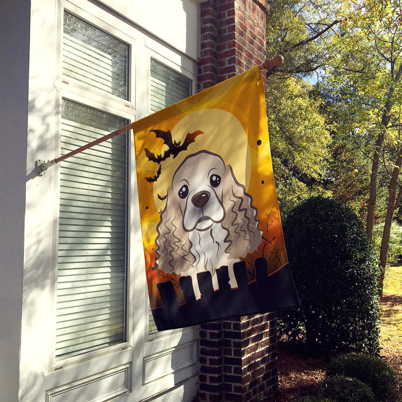 Halloween Cocker Spaniel Flag Canvas House Size BB1774CHF