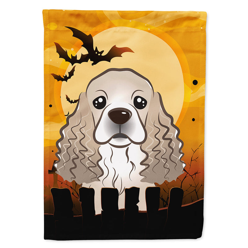 Halloween Cocker Spaniel Flag Canvas House Size BB1774CHF