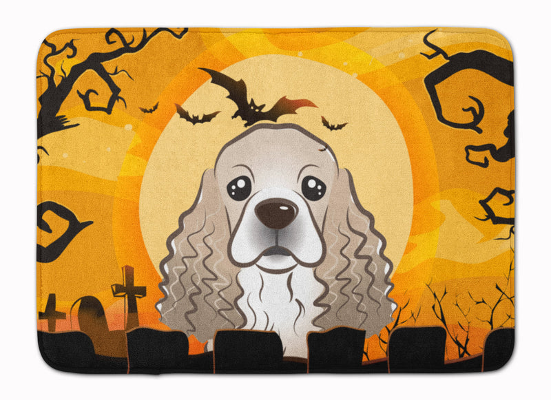 Halloween Cocker Spaniel Machine Washable Memory Foam Mat BB1774RUG