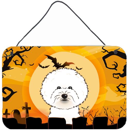 Halloween Bichon Frise Wall or Door Hanging Prints BB1775DS812