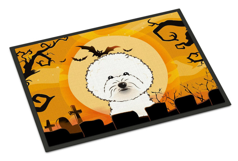 Halloween Bichon Frise Indoor or Outdoor Mat 24x36 BB1775JMAT