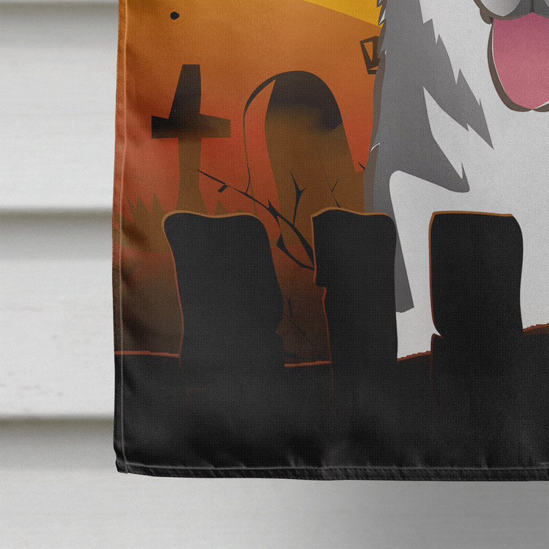 Halloween Alaskan Malamute Flag Canvas House Size BB1776CHF