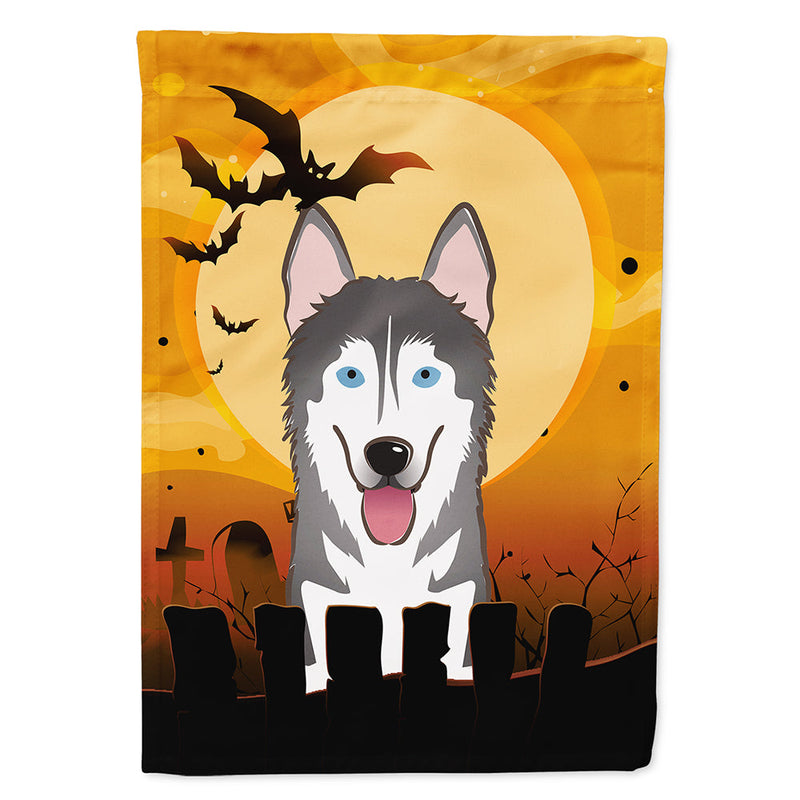 Halloween Alaskan Malamute Flag Canvas House Size BB1776CHF