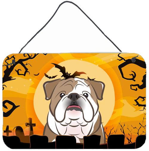 Halloween English Bulldog Wall or Door Hanging Prints