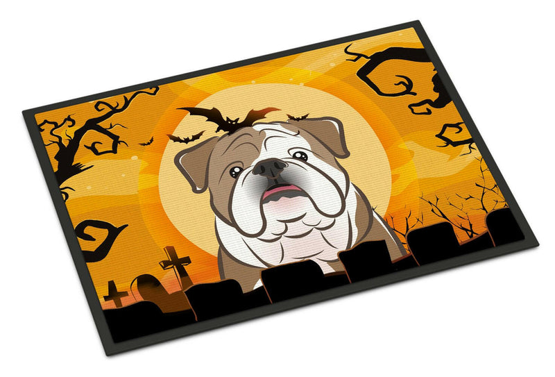 Halloween English Bulldog  Indoor or Outdoor Mat 24x36 BB1777JMAT