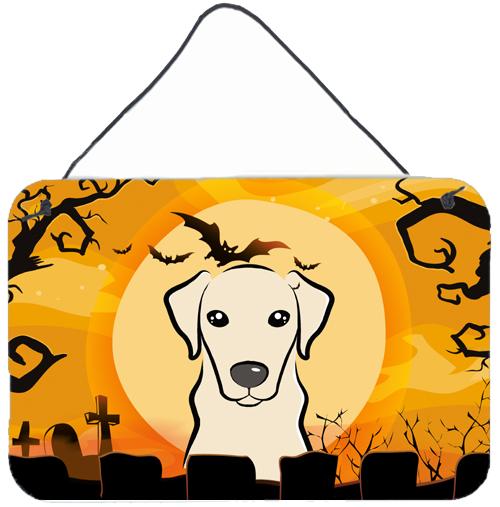 Halloween Yellow Labrador Wall or Door Hanging Prints BB1780DS812