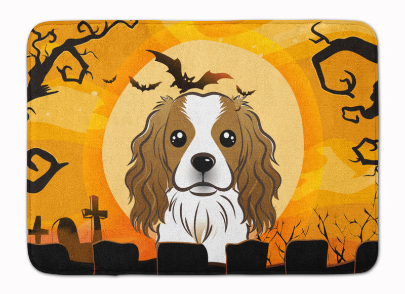 Halloween Cavalier Spaniel Machine Washable Memory Foam Mat BB1782RUG