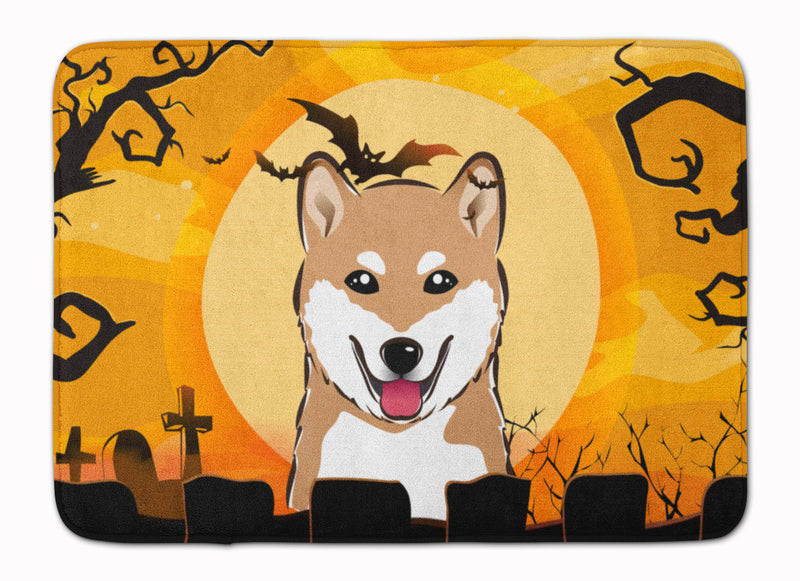 Halloween Shiba Inu Machine Washable Memory Foam Mat BB1783RUG