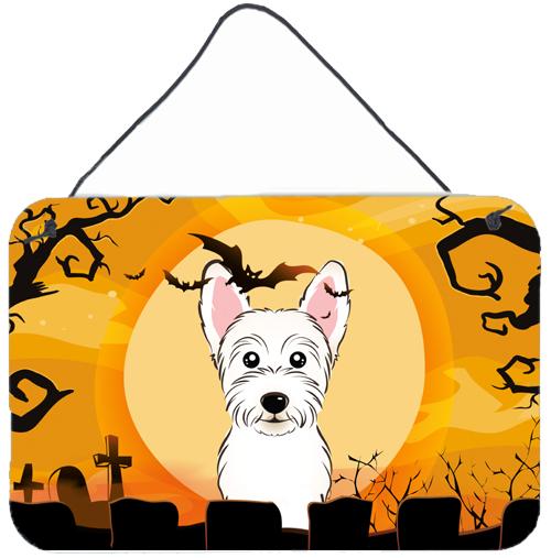 Halloween Westie Wall or Door Hanging Prints BB1784DS812