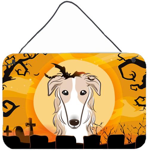 Halloween Borzoi Wall or Door Hanging Prints BB1786DS812