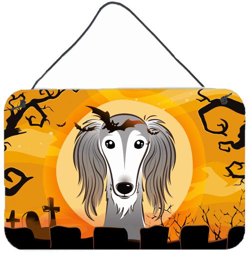 Halloween Saluki Wall or Door Hanging Prints BB1787DS812