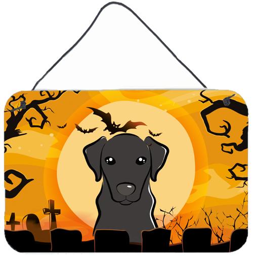 Halloween Black Labrador Wall or Door Hanging Prints BB1793DS812