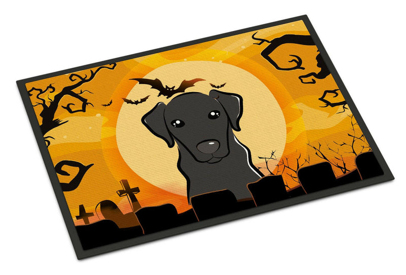 Halloween Black Labrador Indoor or Outdoor Mat 24x36 BB1793JMAT