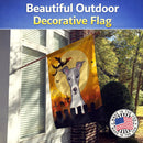 Halloween Italian Greyhound House Flag 28x40 Porch Sleeve Pole Decorative Outside Yard Banner Artwork Wall Hanging, Polyester