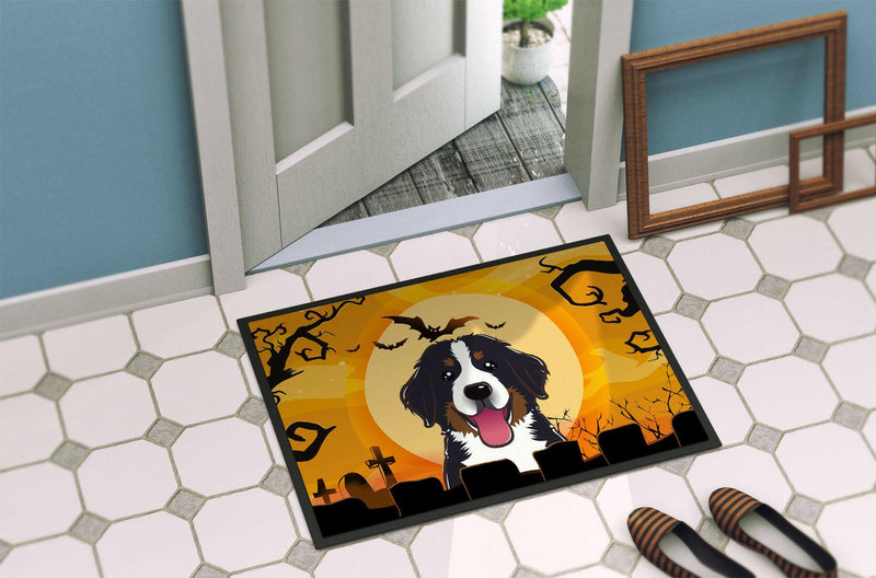 Halloween Bernese Mountain Dog Indoor or Outdoor Mat 24x36 BB1795JMAT