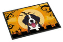 Halloween Bernese Mountain Dog Doormat Indoor Outdoor 18H X 27W Front Door Mat Rugs for Entryway, Non Slip Washable