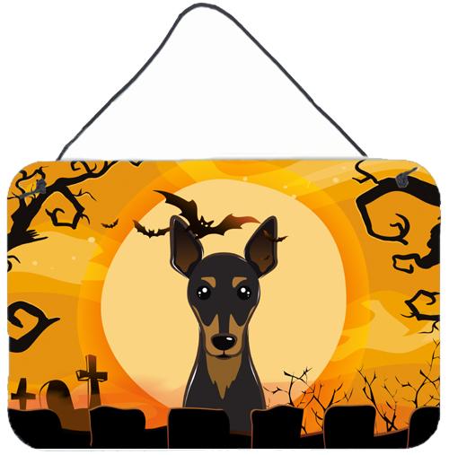 Halloween Min Pin Wall or Door Hanging Prints BB1798DS812