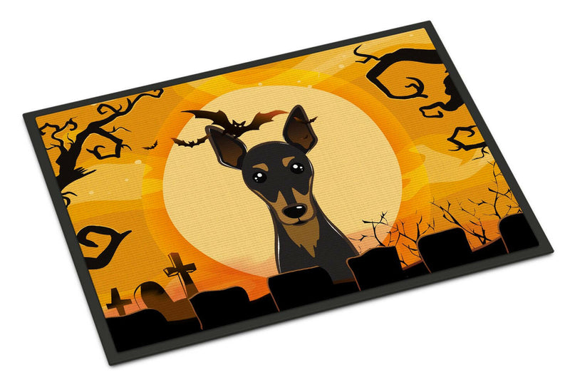 Halloween Min Pin Indoor or Outdoor Mat 24x36 BB1798JMAT