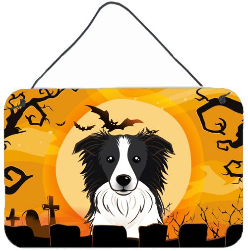 Halloween Border Collie Wall or Door Hanging Prints BB1799DS812